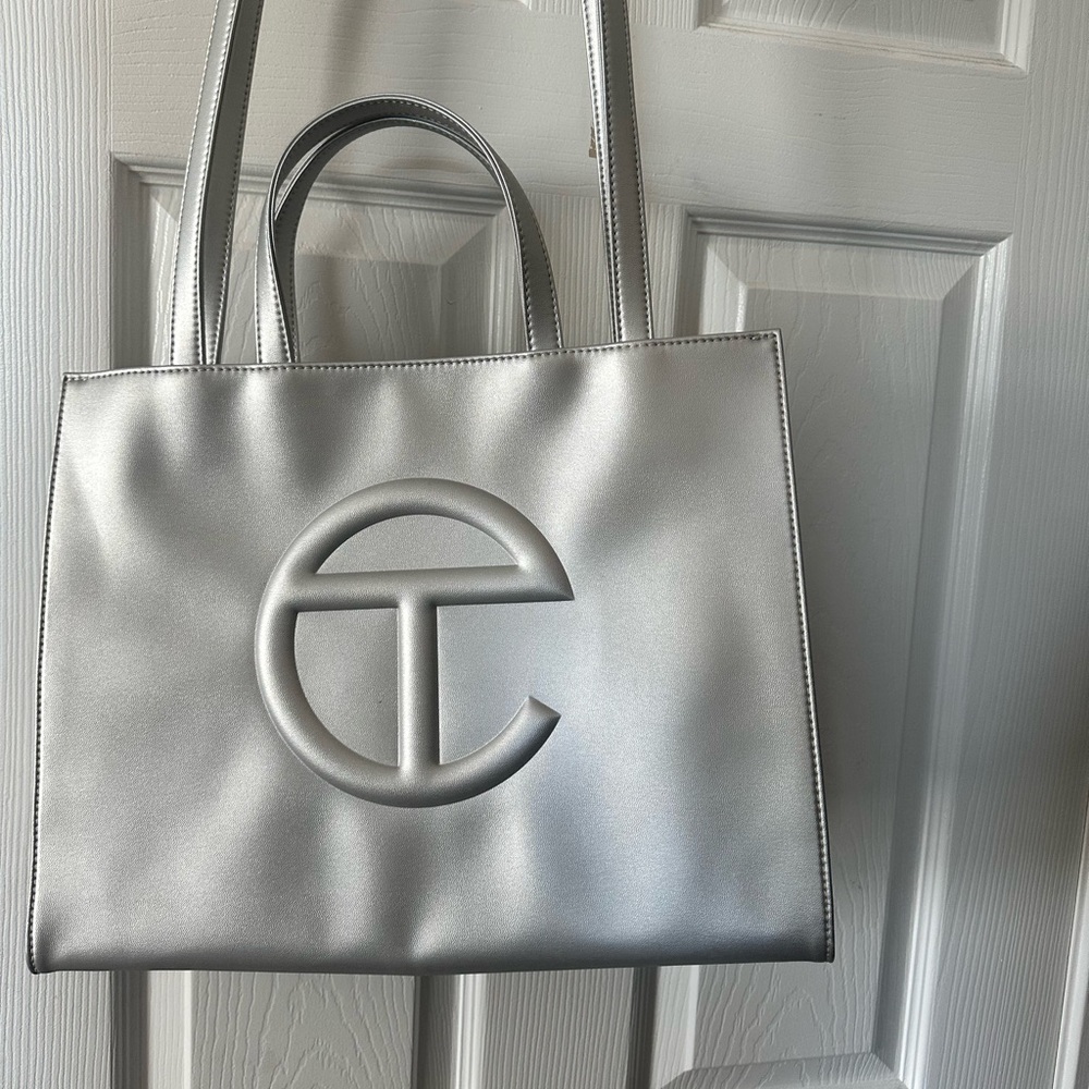 Never been used silver medium Telfar